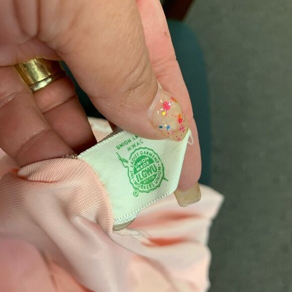 Vintage JC Penny Pink Night Gown Set sz S EUC - Picture 10 of 10